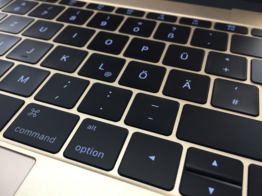 MacBook keyboard backlights