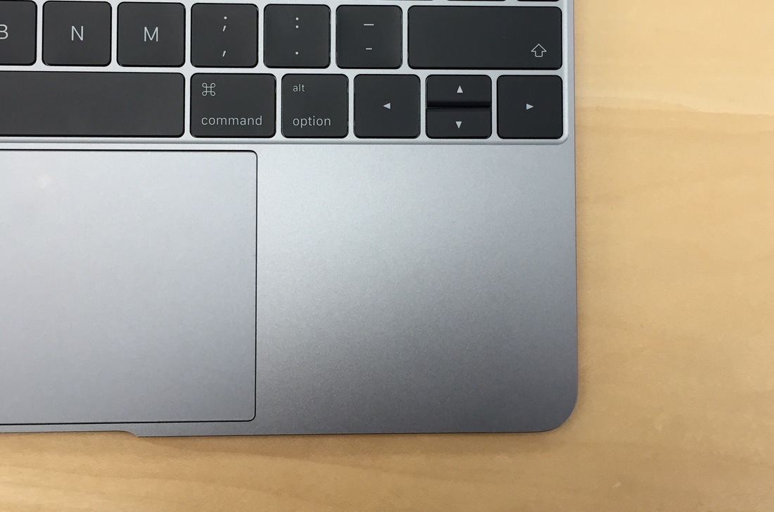 MacBook left/right-arrows